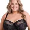 Curvy Kate Lovelace Side Support Balcony Bra - Black/Taupe