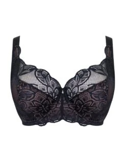 Curvy Kate Lovelace Side Support Balcony Bra - Black/Taupe -Belle Lingerie Store 67104 curvy kate lovelace side support balcony bra blacktaupe 3