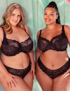 Curvy Kate Lovelace Side Support Balcony Bra - Black/Taupe -Belle Lingerie Store 67104 curvy kate lovelace side support balcony bra blacktaupe 9