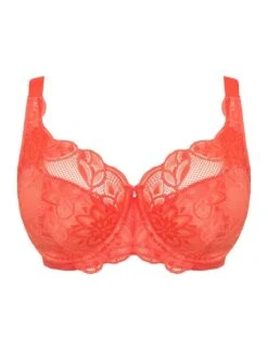 Curvy Kate Lovelace Side Support Balcony Bra - Coral -Belle Lingerie Store 67104 curvy kate lovelace side support balcony bra coral 3