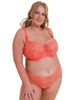 Curvy Kate Lovelace Side Support Balcony Bra - Coral -Belle Lingerie Store 67104 curvy kate lovelace side support balcony bra coral 4