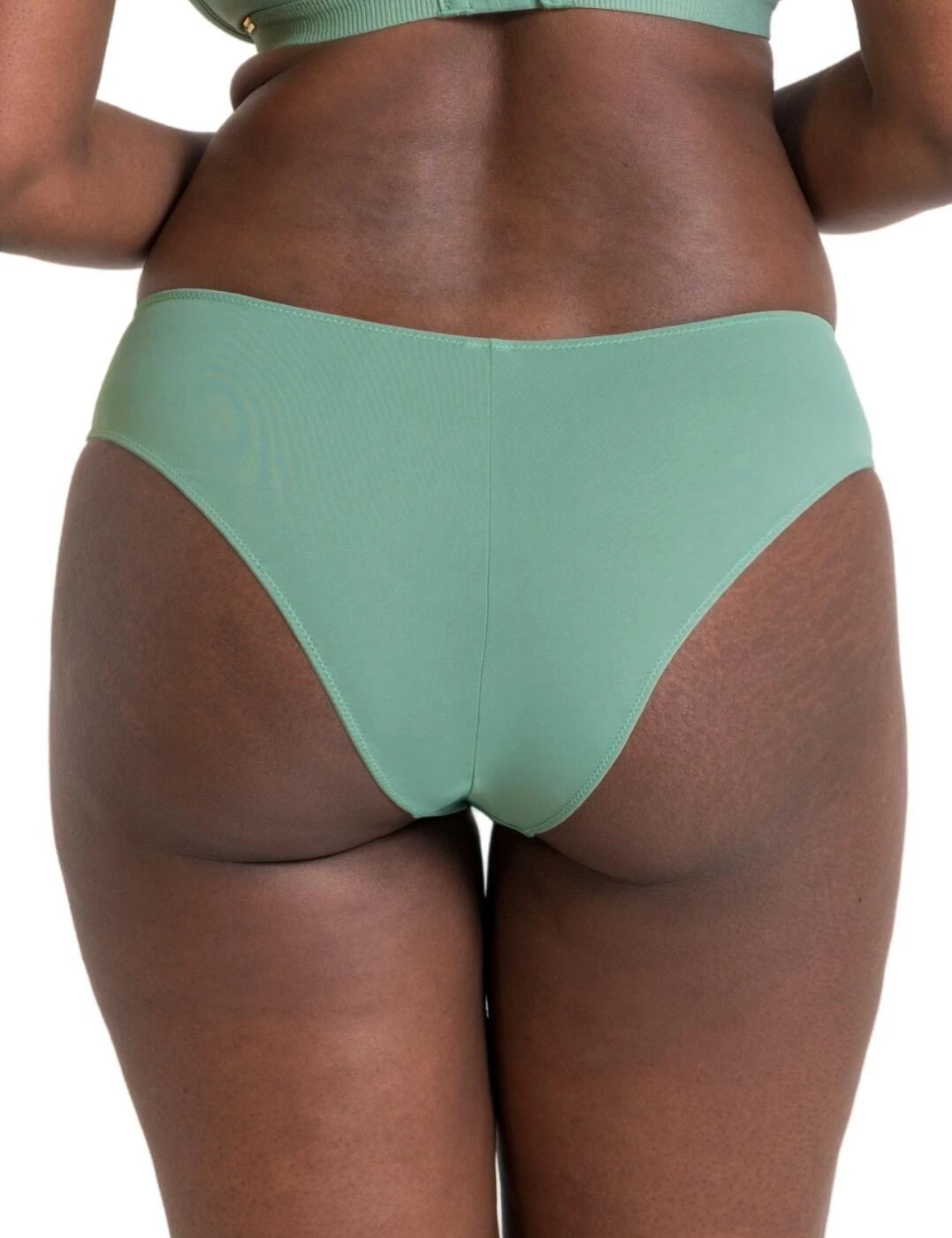 Curvy Kate Zen Brazilian Brief - Sage Green 2 Curvy Kate Zen Brazilian Brief - Sage Green - Image 2