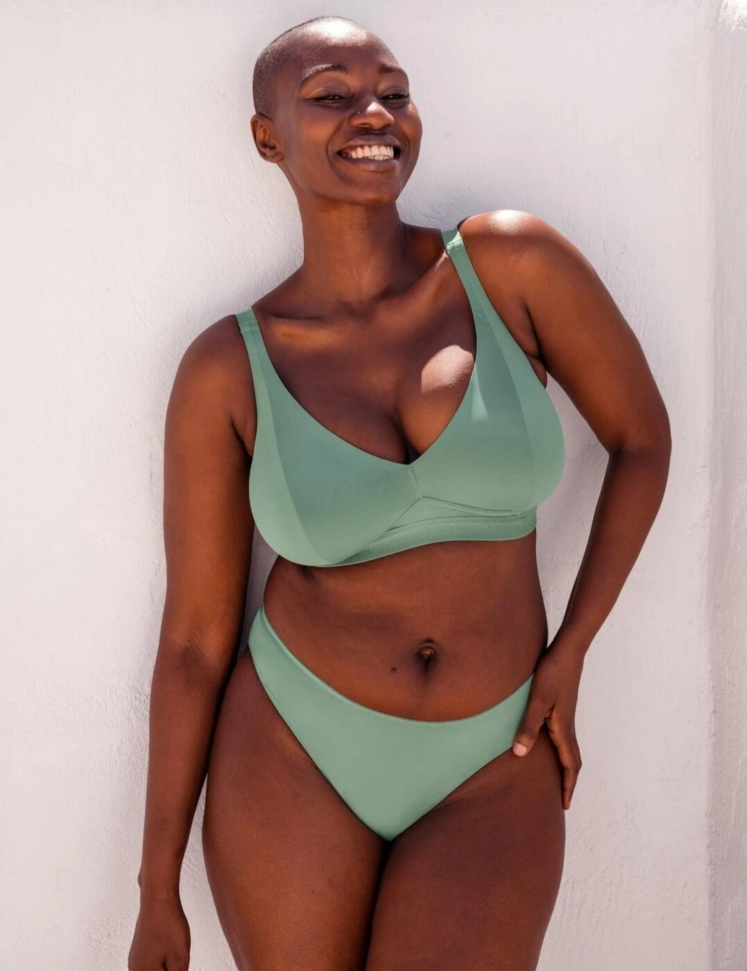 Curvy Kate Zen Brazilian Brief - Sage Green 6 Curvy Kate Zen Brazilian Brief - Sage Green - Image 6