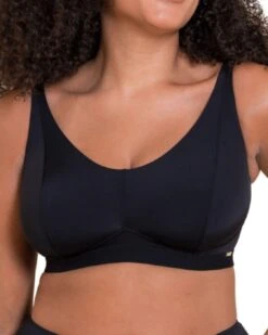 Curvy Kate Zen Non Wired Bralette - Black -Belle Lingerie Store 67114 curvy kate zen non wired bralette black 4