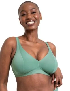 Curvy Kate Zen Non Wired Bralette - Sage Green