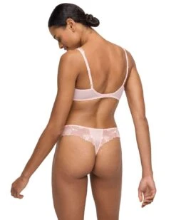 Marie Jo Loish Loish Thong - Pearly Pink -Belle Lingerie Store BELLE 0602940 marie jo loish loish thong pearly pink 5