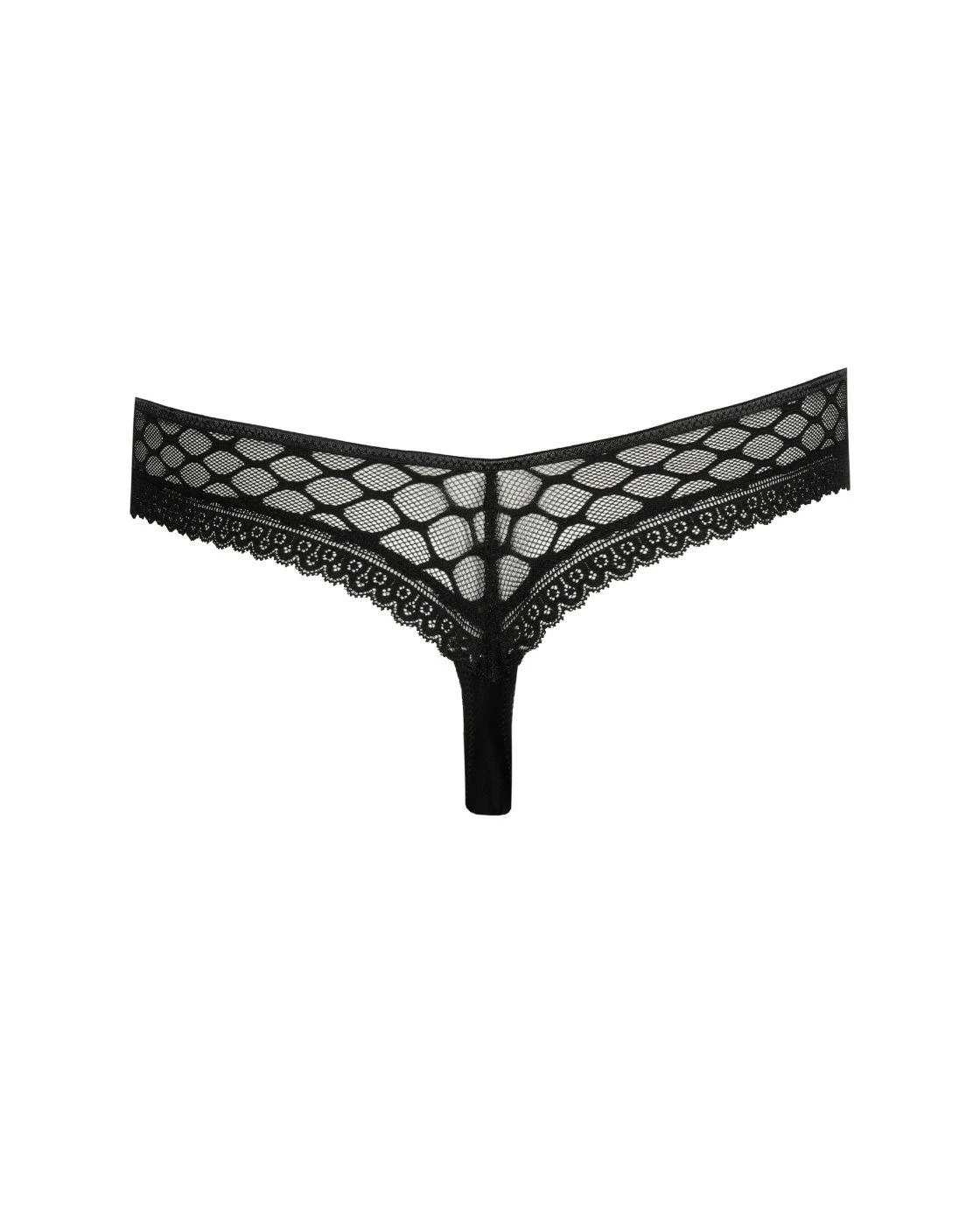 Prima Donna Twist Nako Thong - Black 5 Prima Donna Twist Nako Thong - Black - Image 5