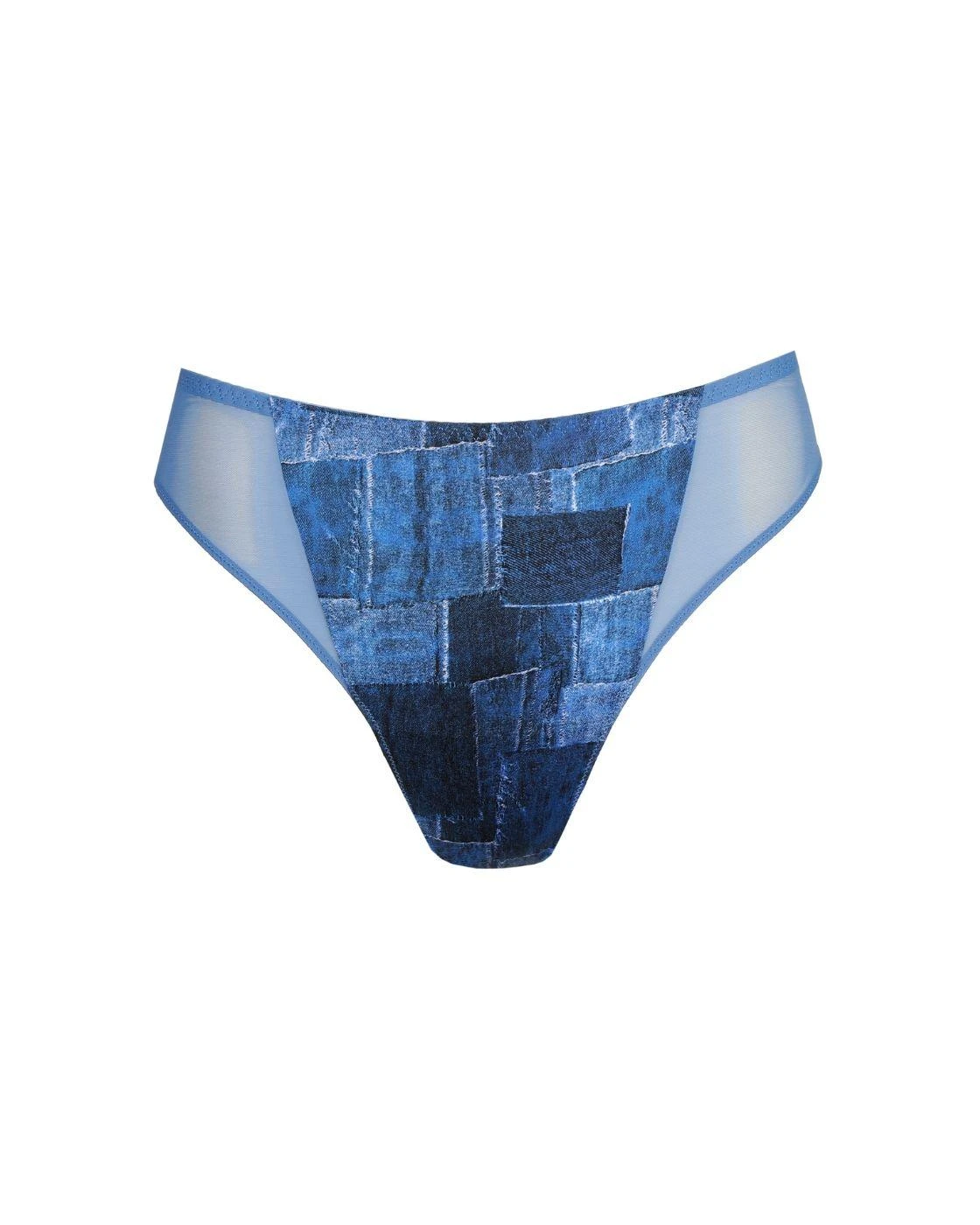 Prima Donna Twist Mauna Thong - Twill Blue 4 Prima Donna Twist Mauna Thong - Twill Blue - Image 4