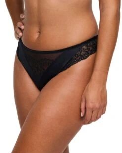 Prima Donna Shimla Thong - Black -Belle Lingerie Store BELLE 0663580 prima donna shimla thong black 3