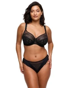 Prima Donna Shimla Thong - Black -Belle Lingerie Store BELLE 0663580 prima donna shimla thong black 6