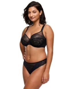 Prima Donna Shimla Thong - Black -Belle Lingerie Store BELLE 0663580 prima donna shimla thong black 8