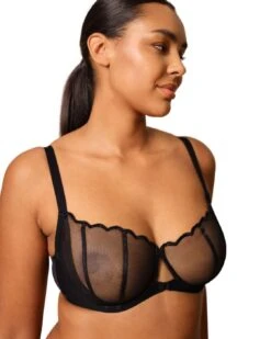 Gossard Obsession Non Padded Balconette Bra - Black 12 Gossard Obsession Non Padded Balconette Bra - Black -Belle Lingerie Store BELLE BB1A9a4 gossard obsession non padded balconette bra black 5