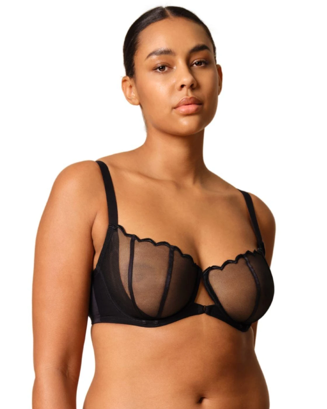 Gossard Obsession Non Padded Balconette Bra - Black 1 Gossard Obsession Non Padded Balconette Bra - Black