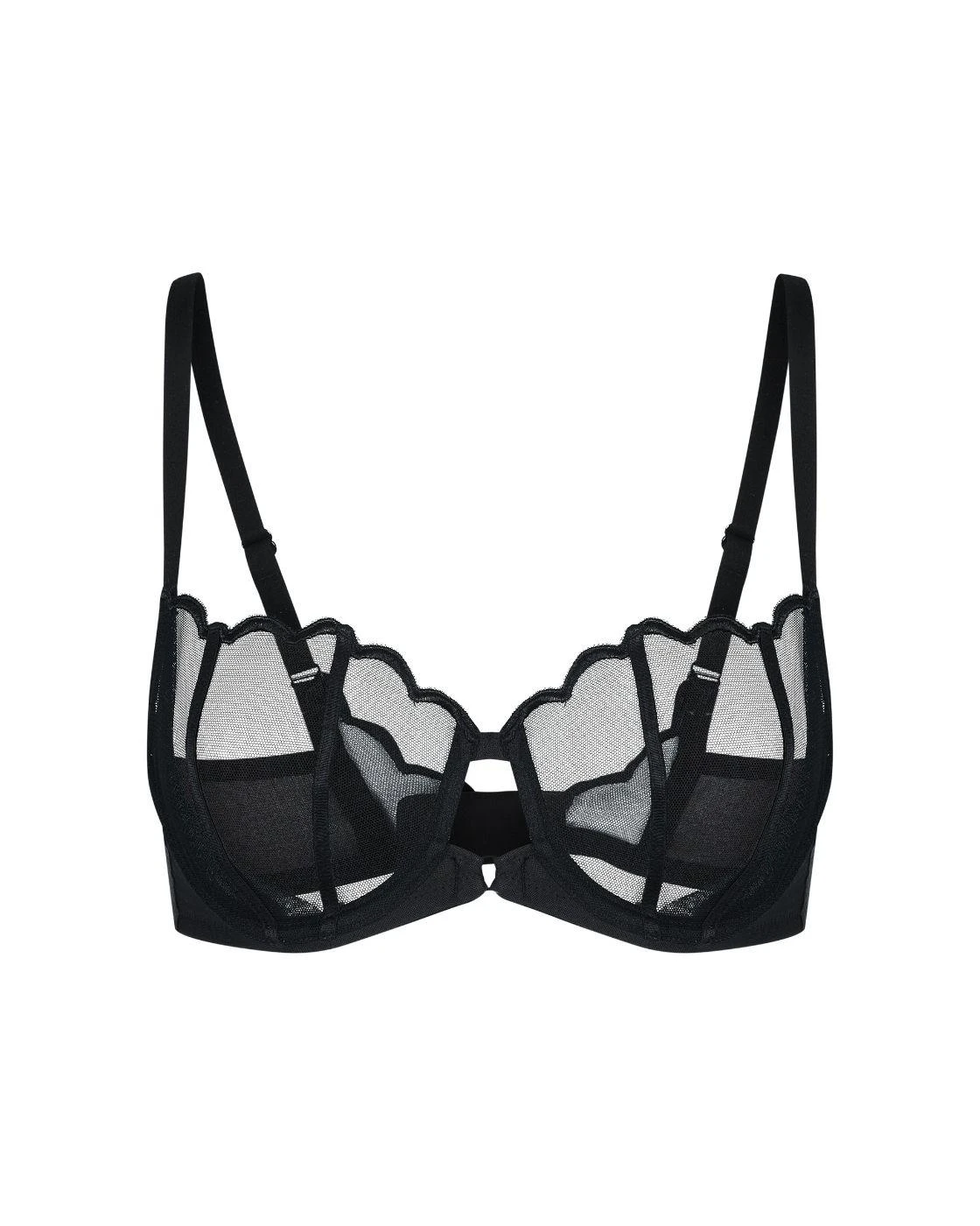 Gossard Obsession Non Padded Balconette Bra - Black 4 Gossard Obsession Non Padded Balconette Bra - Black - Image 4