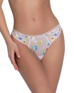 Lise Charmel Baisers Legers Thong - Bleus Legers