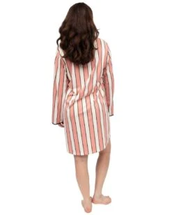 Cyberjammies Bonnie Printed Stripe Jersey Nightshirt - Pink Mix 13 Cyberjammies Bonnie Printed Stripe Jersey Nightshirt - Pink Mix -Belle Lingerie Store BELLE Bonnie 5050 cyberjammies bonnie printed stripe jersey nightshirt pink mix 7