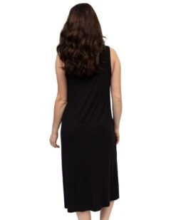 Cyberjammies Bonnie Jersey Long Nightdress - Black -Belle Lingerie Store BELLE Bonnie 5057 cyberjammies bonnie jersey long nightdress black 3