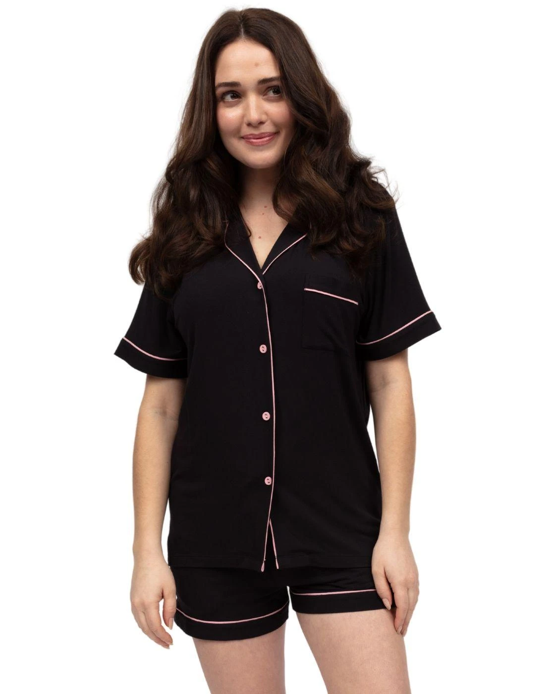 Cyberjammies Bonnie Revere Jersey Shorty Set - Black 1 Cyberjammies Bonnie Revere Jersey Shorty Set - Black