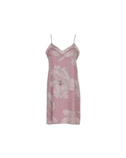 Cyberjammies Fable & Eve Fulham Woven Floral Print Strappy Short Nightdress - Pink Mix -Belle Lingerie Store BELLE Fable EveFulham 2259 cyberjammies fable eve fulham woven floral print strappy short nightdress pink mix 4