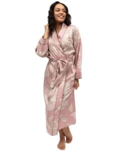 Cyberjammies Fable & Eve Fulham Woven Long Sleeve Floral Print Long Dressing Gown - Pink Mix 12 Cyberjammies Fable & Eve Fulham Woven Long Sleeve Floral Print Long Dressing Gown - Pink Mix -Belle Lingerie Store BELLE Fable EveFulham 2260 cyberjammies fable eve fulham woven long sleeve floral print long dressing gown pink mix 5