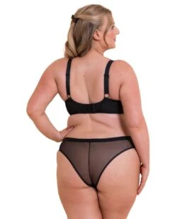 Curvy Kate Lightstyle Brazilian Brief - Black -Belle Lingerie Store BELLE Lightstyle CK098202 curvy kate lightstyle brazilian brief black 5