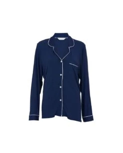 Cyberjammies Marina Revere Jersey Pyjama Top - Navy -Belle Lingerie Store BELLE Marina 5029 cyberjammies marina revere jersey pyjama top navy 4
