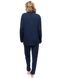 Cyberjammies Marina Revere Jersey Pyjama Top - Navy -Belle Lingerie Store BELLE Marina 5029 cyberjammies marina revere jersey pyjama top navy 7
