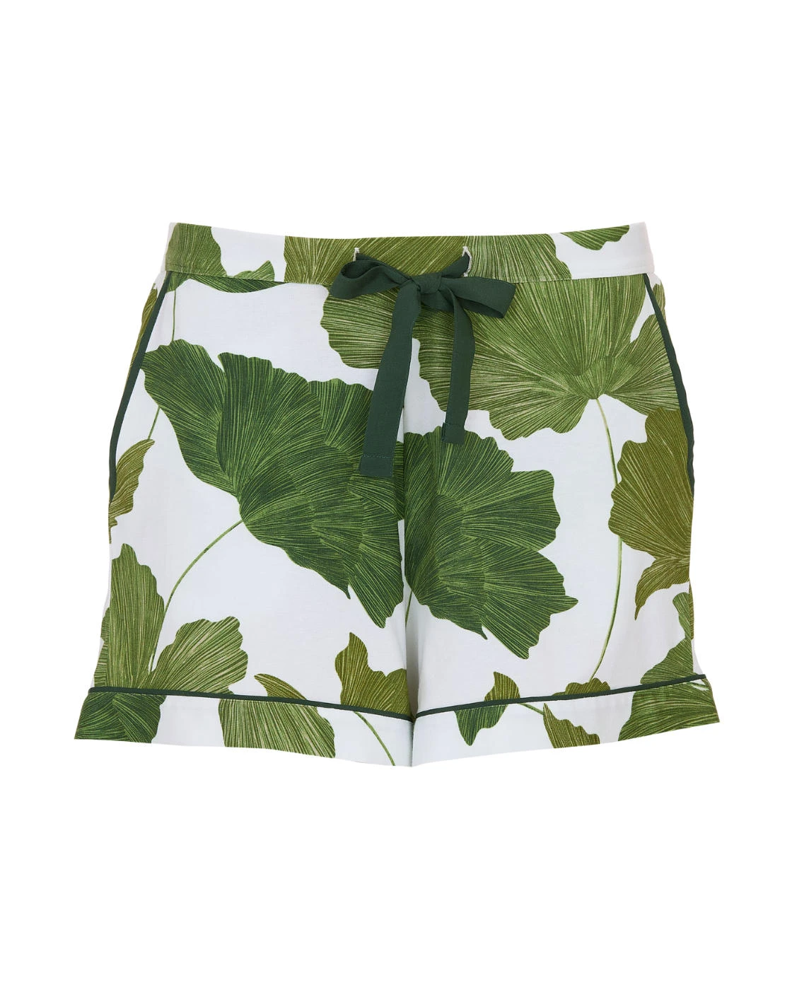 Cyberjammies Olive Leaf Printed Shorts - Olive Green Mix 3 Cyberjammies Olive Leaf Printed Shorts - Olive Green Mix - Image 3
