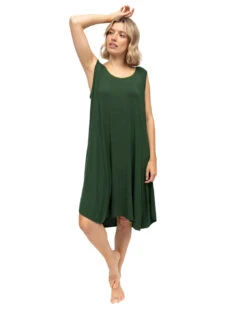 Cyberjammies Olive Jersey Swing Nightdress - Olive Green -Belle Lingerie Store BELLE Olive 5015 cyberjammies olive jersey swing nightdress olive green 5