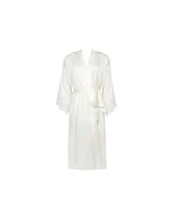 Lise Charmel Princesse Iris Mid-Length Negligee Gown - Ecru Nacre 8 Lise Charmel Princesse Iris Mid-Length Negligee Gown - Ecru Nacre -Belle Lingerie Store BELLE PrincesseIris ALH2081 lise charmel princesse iris mid length negligee gown ecru nacre 4