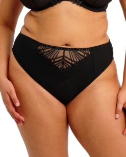 Elomi Reja Brazilian Brief - Black
