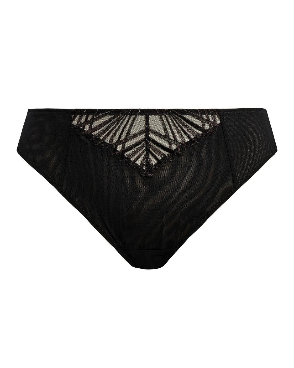 Elomi Reja Brazilian Brief - Black 4 Elomi Reja Brazilian Brief - Black - Image 4