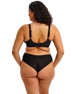 Elomi Reja Brazilian Brief - Black 11 Elomi Reja Brazilian Brief - Black -Belle Lingerie Store BELLE Reja EL303155 elomi reja brazilian brief black 6