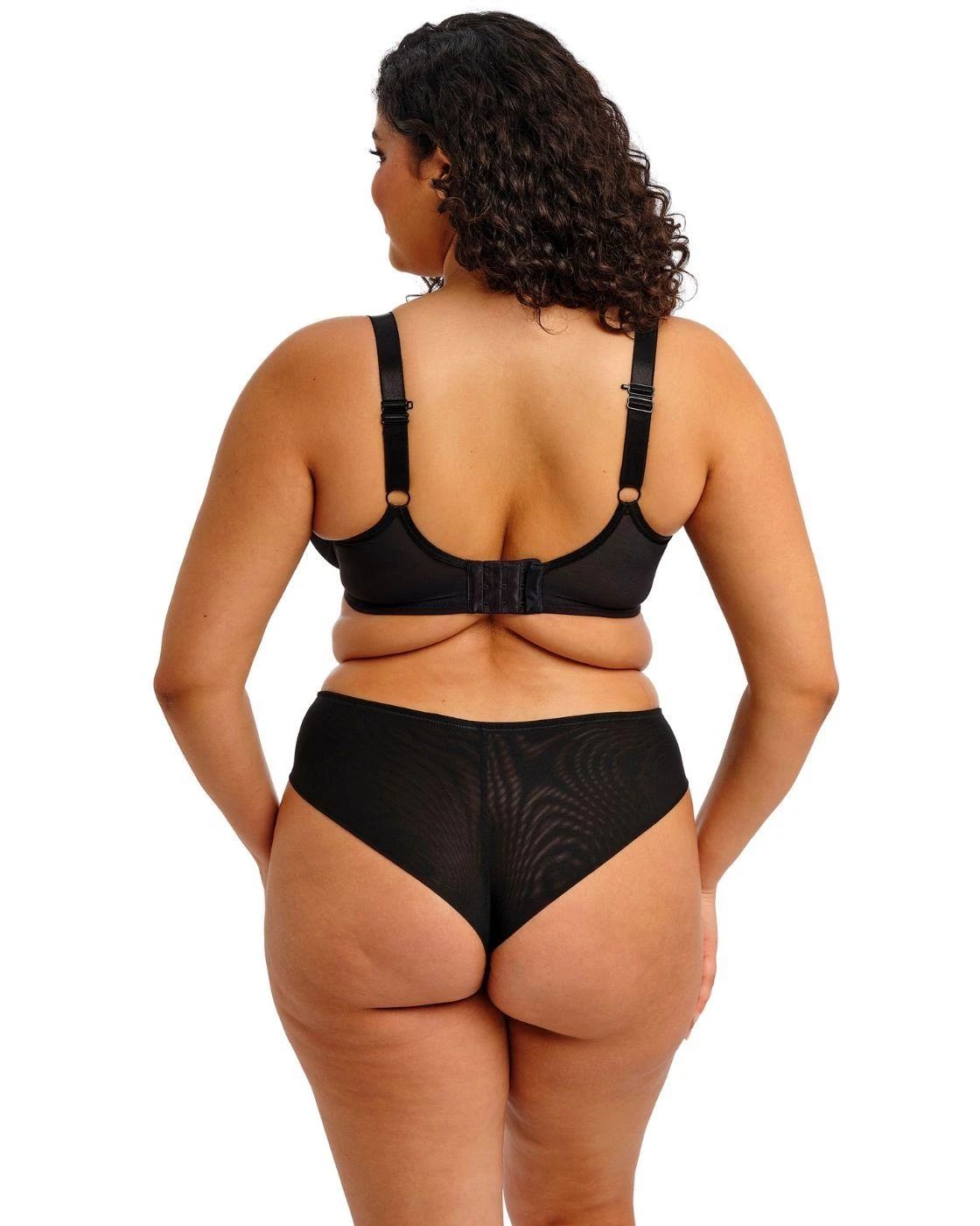 Elomi Reja Brazilian Brief - Black 6 Elomi Reja Brazilian Brief - Black - Image 6